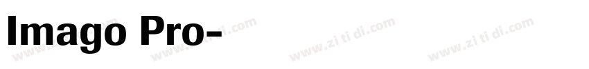 Imago Pro字体转换